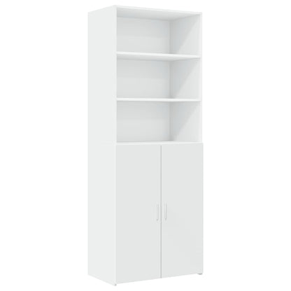vidaXL Storage Cabinet White 70x42,5x225 cm Engineered Wood