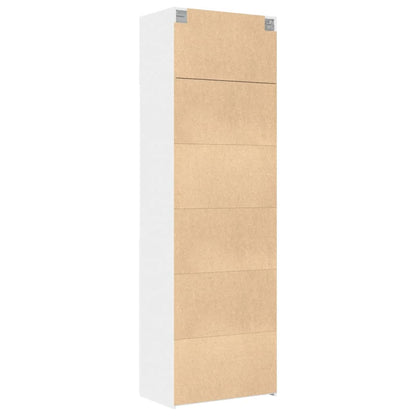 vidaXL Storage Cabinet White 70x42,5x225 cm Engineered Wood