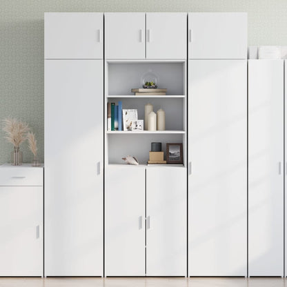 vidaXL Storage Cabinet White 70x42,5x225 cm Engineered Wood