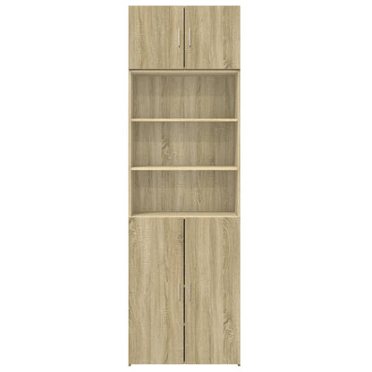 vidaXL Storage Cabinet Sonoma Oak 70x42,5x225 cm Engineered Wood