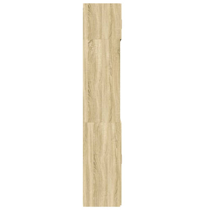 vidaXL Storage Cabinet Sonoma Oak 70x42.5x225 cm Engineered Wood