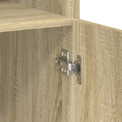 vidaXL Storage Cabinet Sonoma Oak 70x42,5x225 cm Engineered Wood