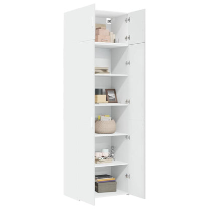 vidaXL Storage Cabinet White 70x42,5x225 cm Engineered Wood