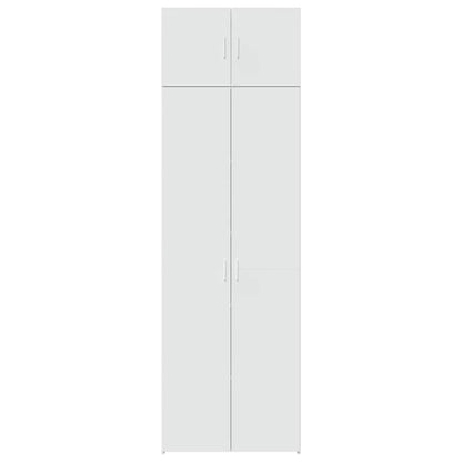 vidaXL Storage Cabinet White 70x42.5x225 cm Engineered Wood