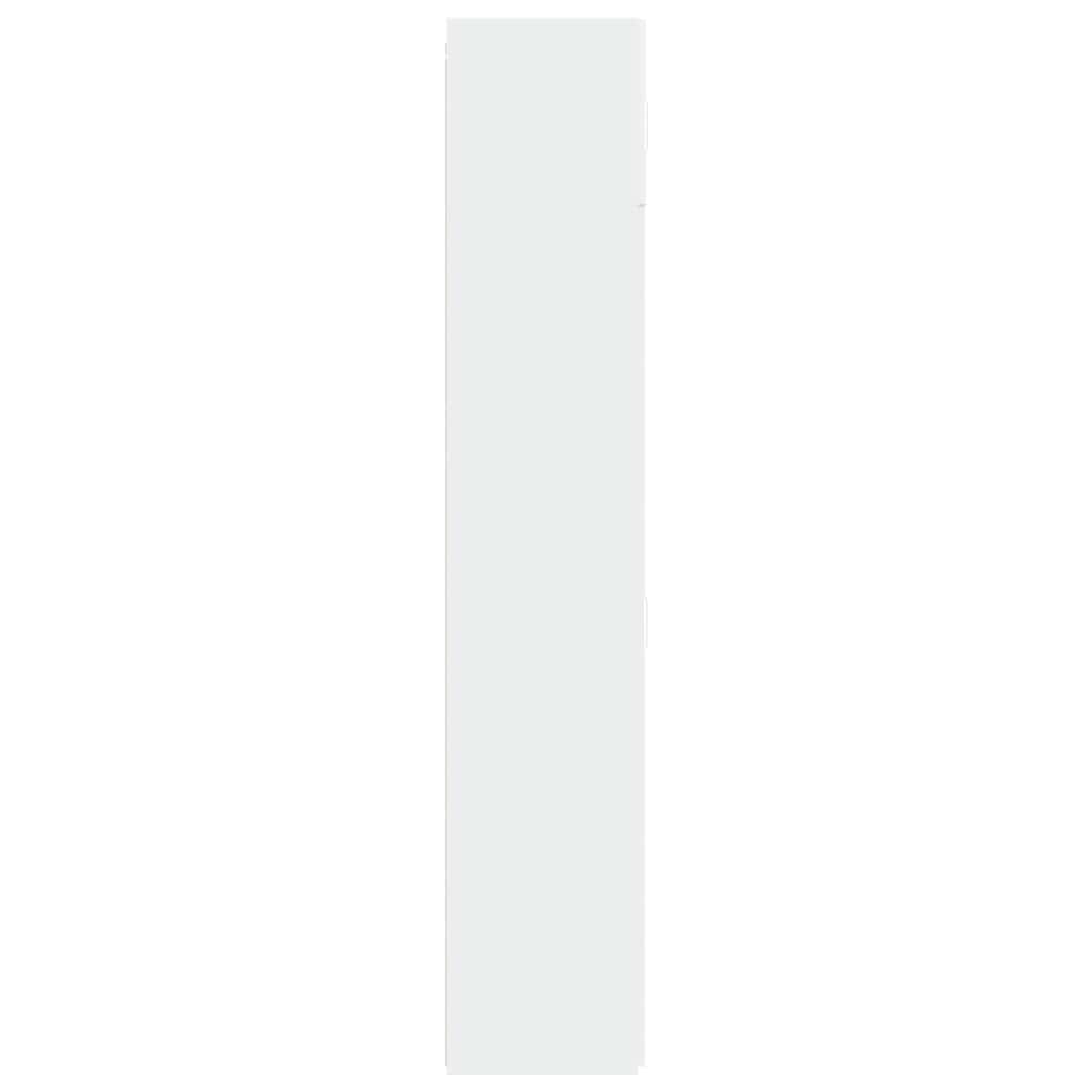 vidaXL Storage Cabinet White 70x42.5x225 cm Engineered Wood