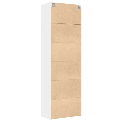 vidaXL Storage Cabinet White 70x42,5x225 cm Engineered Wood