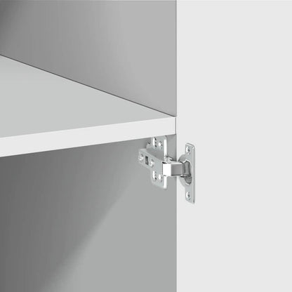 vidaXL Storage Cabinet White 70x42.5x225 cm Engineered Wood