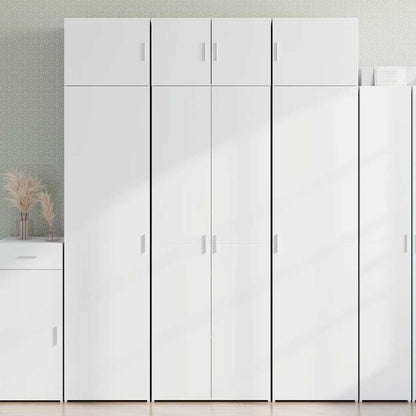 vidaXL Storage Cabinet White 70x42,5x225 cm Engineered Wood