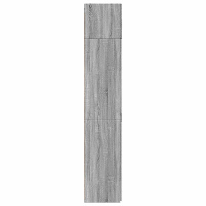 vidaXL Storage Cabinet Grey Sonoma 70x42,5x225 cm Engineered Wood