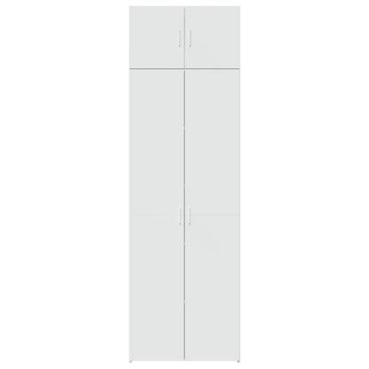 vidaXL Storage Cabinet White 70x42.5x225 cm Engineered Wood