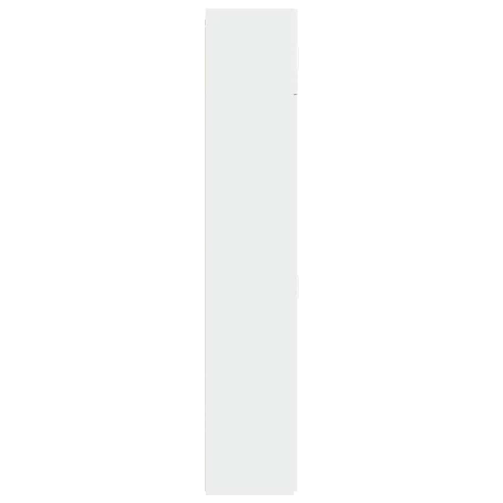 vidaXL Storage Cabinet White 70x42.5x225 cm Engineered Wood