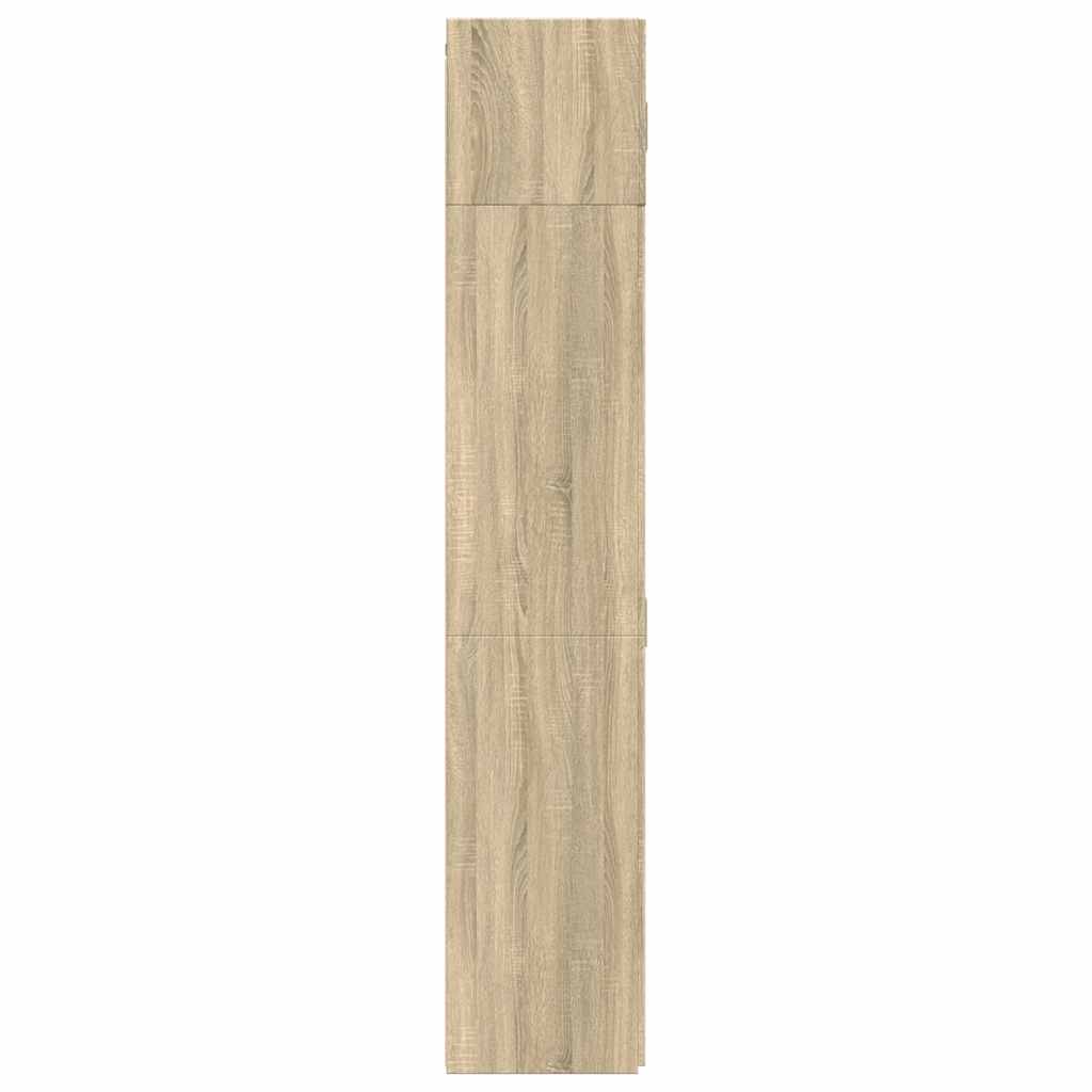 vidaXL Storage Cabinet Sonoma Oak 70x42.5x225 cm Engineered Wood