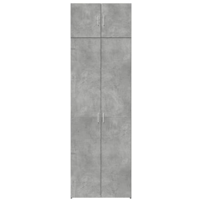 vidaXL Storage Cabinet Concrete Grey 70x42,5x225 cm Engineered Wood