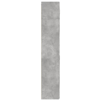 vidaXL Storage Cabinet Concrete Grey 70x42.5x225 cm Engineered Wood