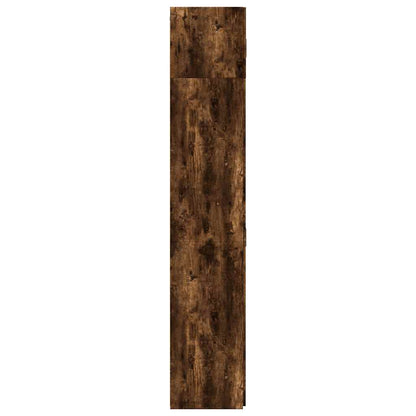 vidaXL Storage Cabinet Smoked Oak 70x42,5x225 cm Engineered Wood