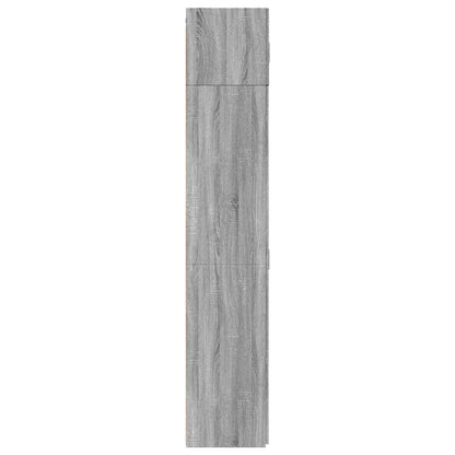 vidaXL Storage Cabinet Grey Sonoma 70x42,5x225 cm Engineered Wood