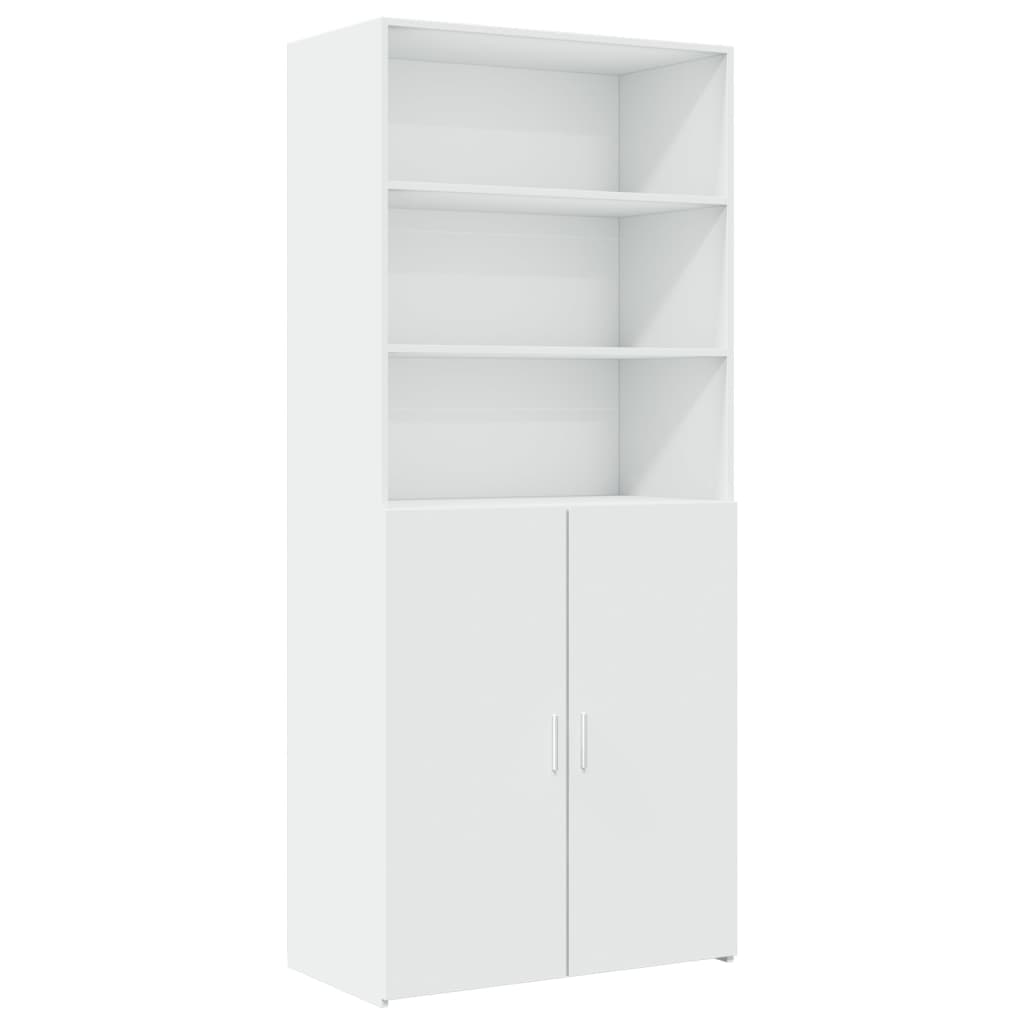 vidaXL Storage Cabinet White 80x42,5x225 cm Engineered Wood