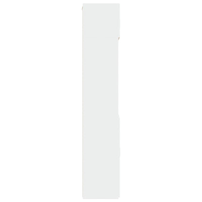 vidaXL Storage Cabinet White 80x42,5x225 cm Engineered Wood