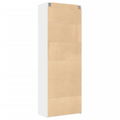vidaXL Storage Cabinet White 80x42,5x225 cm Engineered Wood