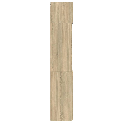 vidaXL Storage Cabinet Sonoma Oak 80x42.5x225 cm Engineered Wood