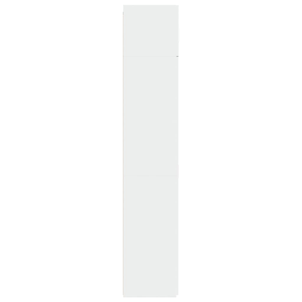 vidaXL Storage Cabinet White 80x42.5x225 cm Engineered Wood