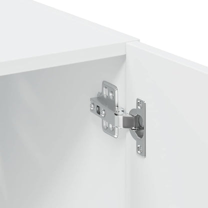 vidaXL Storage Cabinet White 80x42,5x225 cm Engineered Wood