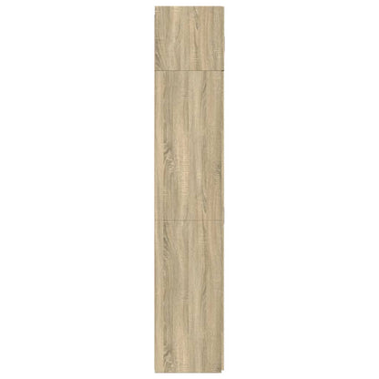vidaXL Storage Cabinet Sonoma Oak 80x42.5x225 cm Engineered Wood