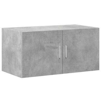 vidaXL Storage Cabinet Concrete Grey 80x42,5x225 cm Engineered Wood