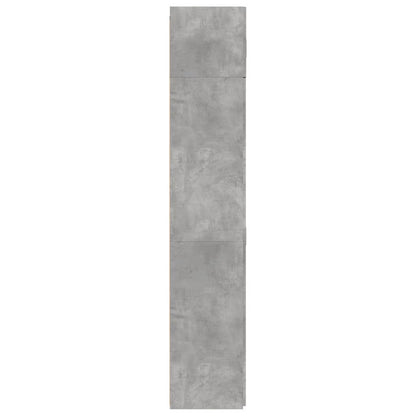 vidaXL Storage Cabinet Concrete Grey 80x42,5x225 cm Engineered Wood