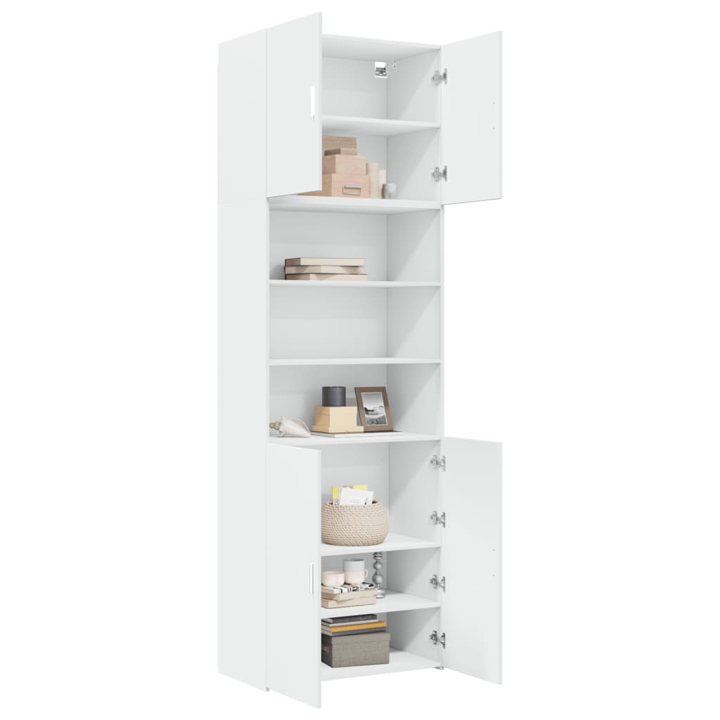 vidaXL Highboard White 80x42.5x249 cm Engineered Wood
