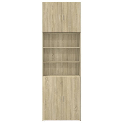 vidaXL Highboard Sonoma Oak 80x42.5x249 cm Engineered Wood