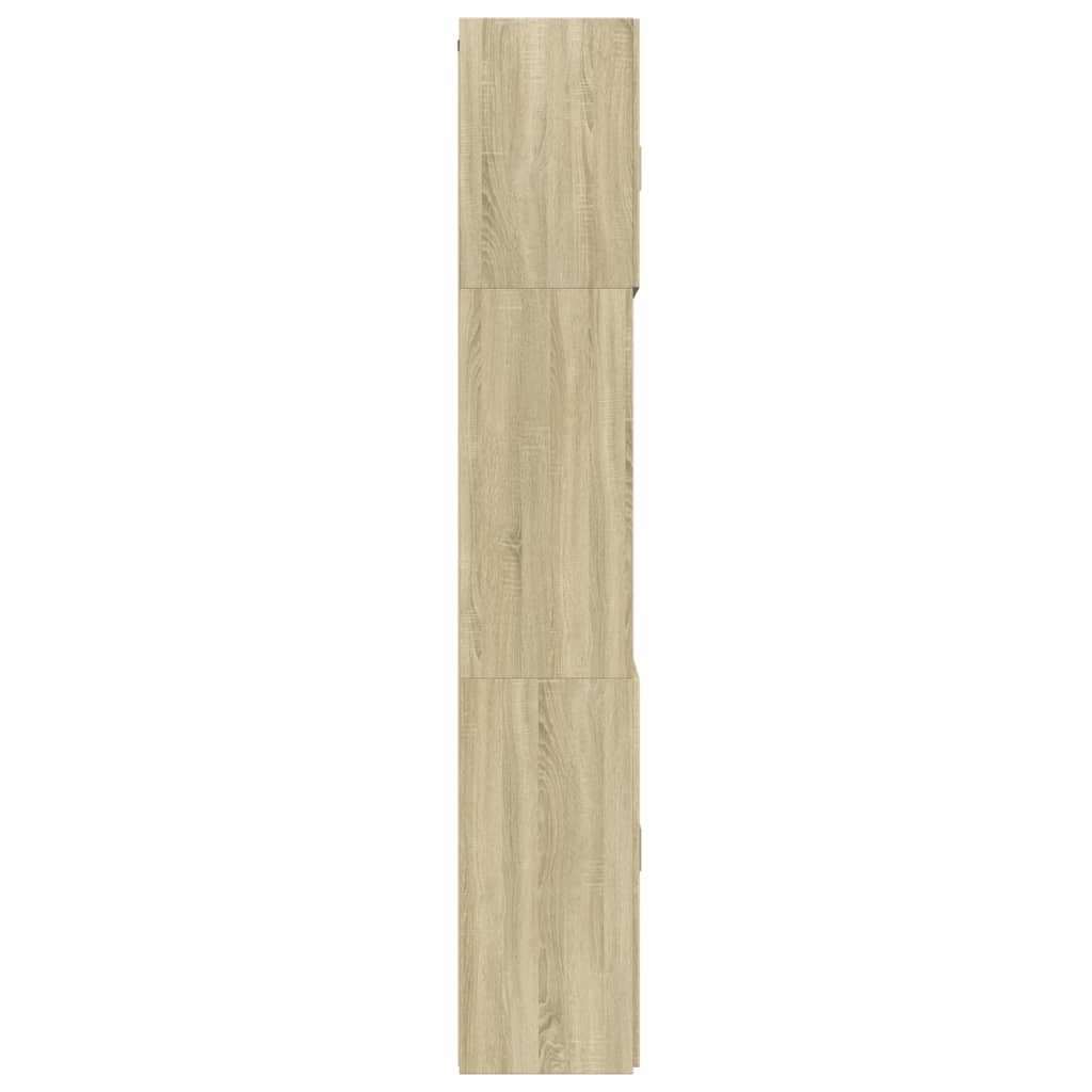 vidaXL Highboard Sonoma Oak 80x42.5x249 cm Engineered Wood