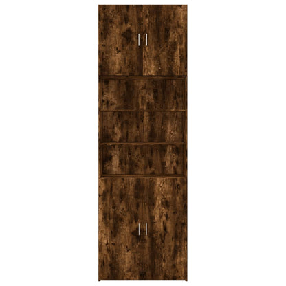 vidaXL Highboard Smoked Oak 80x42,5x249 cm Engineered Wood