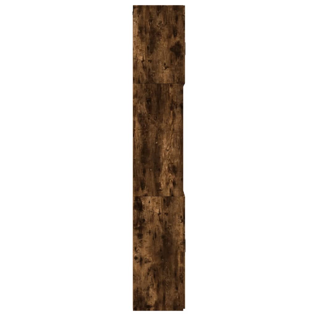 vidaXL Highboard Smoked Oak 80x42,5x249 cm Engineered Wood