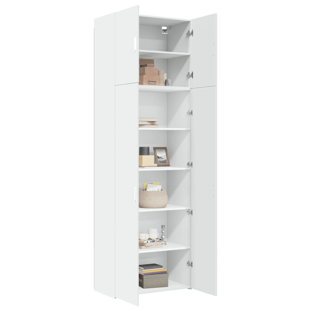 vidaXL Highboard White 80x42.5x249 cm Engineered Wood
