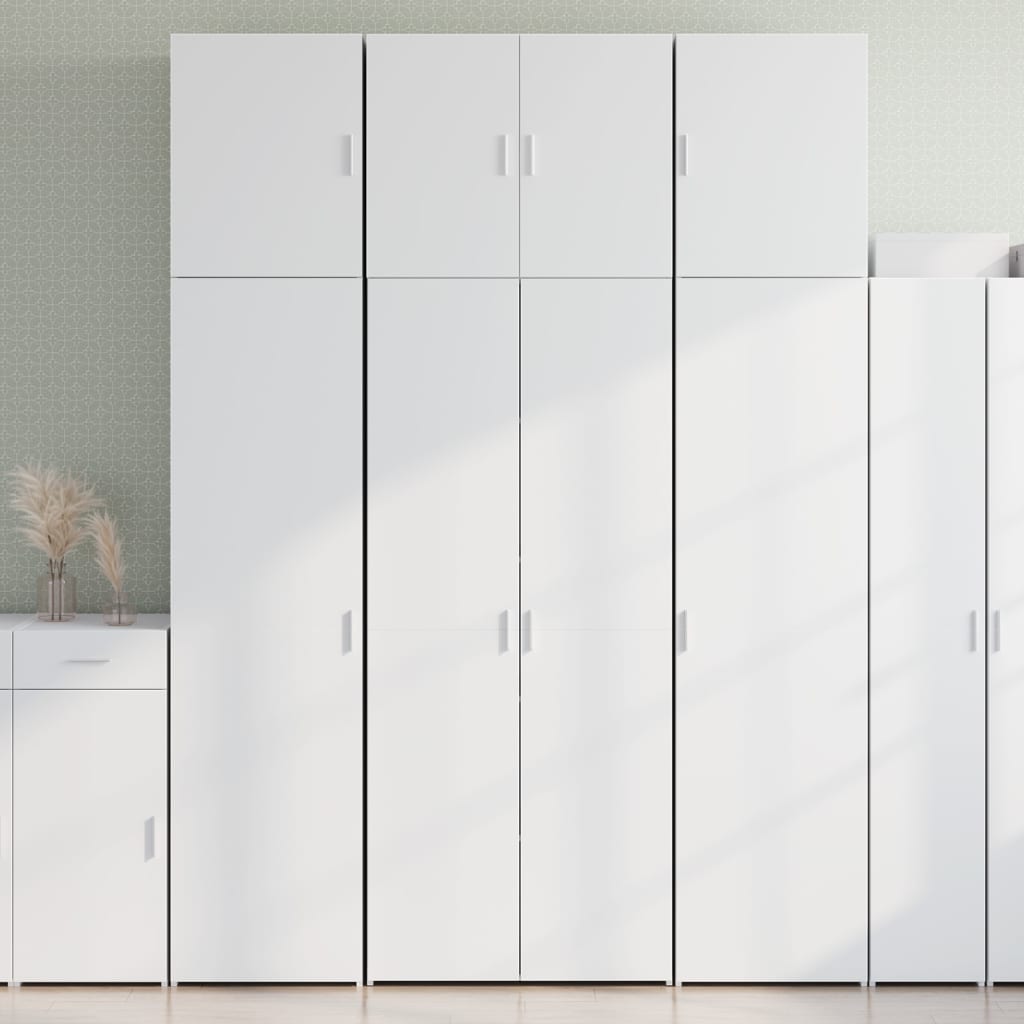 vidaXL Highboard White 80x42.5x249 cm Engineered Wood