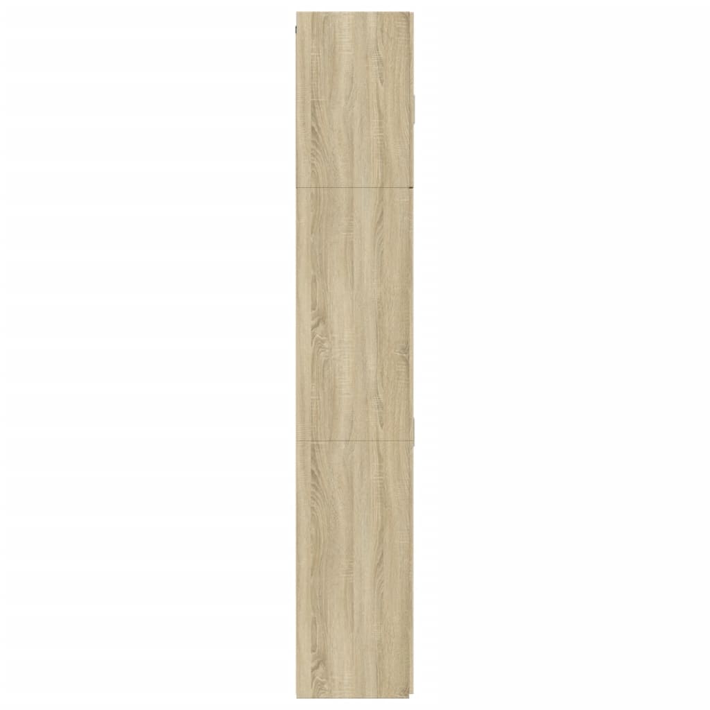 vidaXL Highboard Sonoma Oak 80x42.5x249 cm Engineered Wood