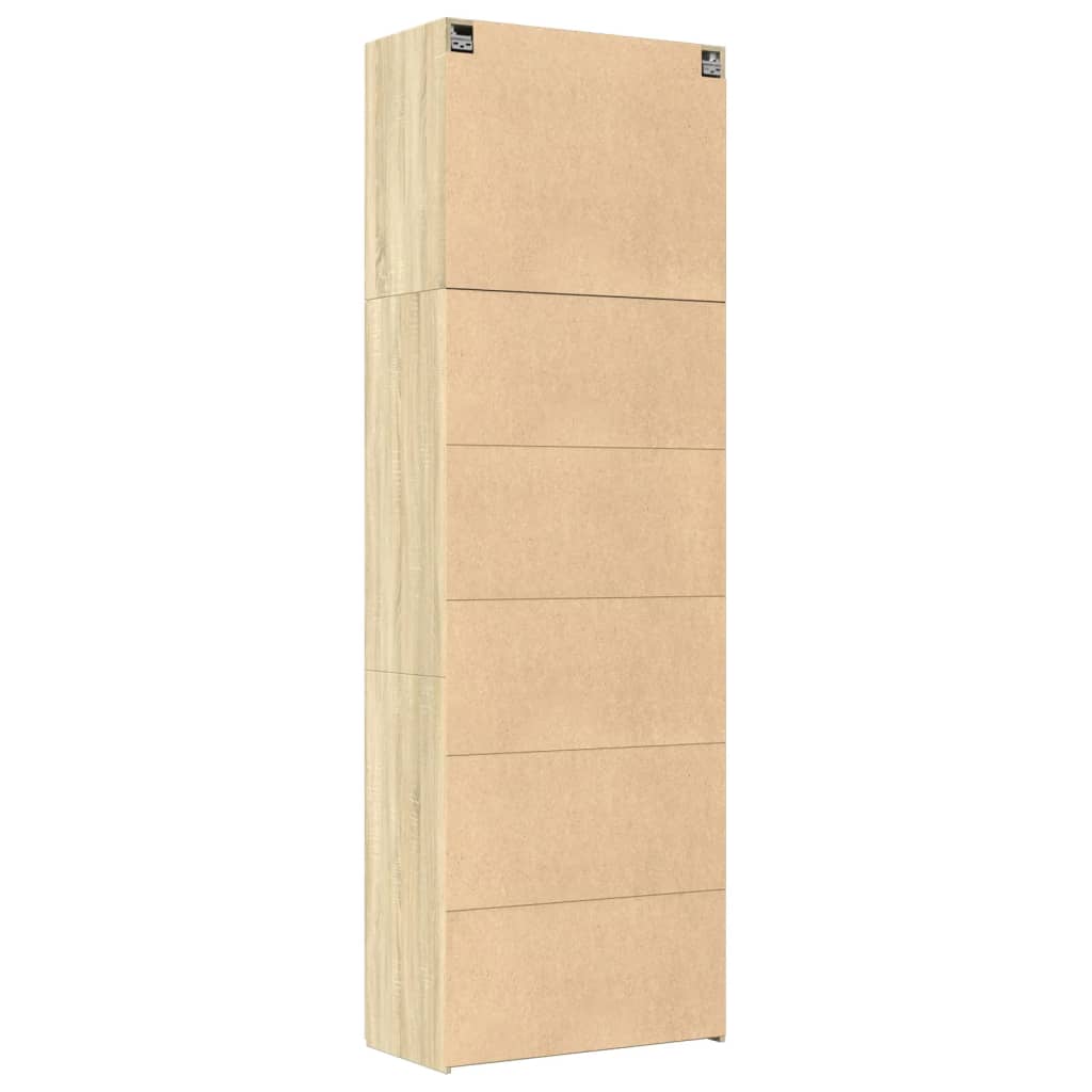 vidaXL Highboard Sonoma Oak 80x42.5x249 cm Engineered Wood