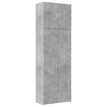 vidaXL Highboard Concrete Grey 80x42.5x249 cm Engineered Wood