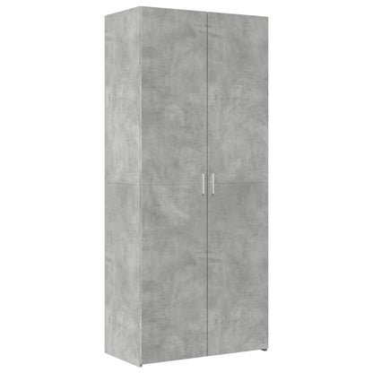 vidaXL Highboard Concrete Grey 80x42.5x249 cm Engineered Wood