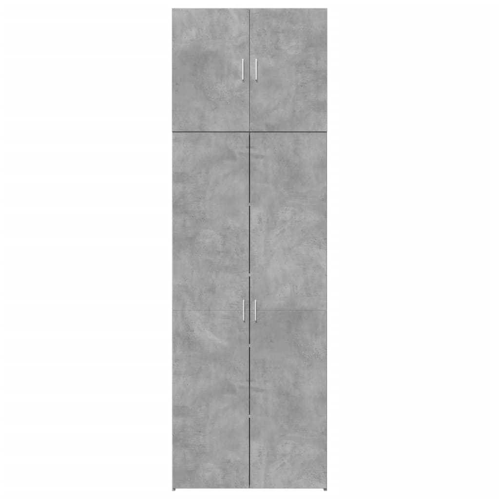 vidaXL Highboard Concrete Grey 80x42.5x249 cm Engineered Wood