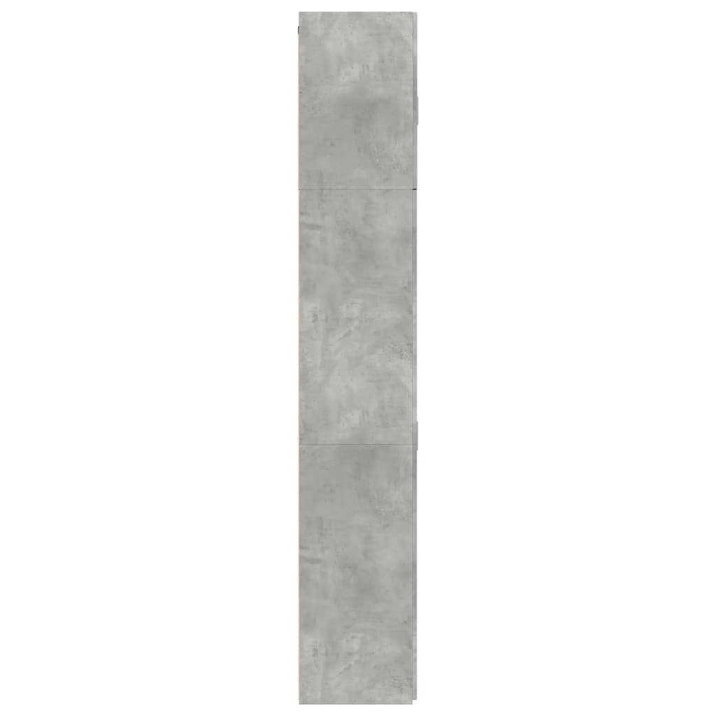 vidaXL Highboard Concrete Grey 80x42.5x249 cm Engineered Wood