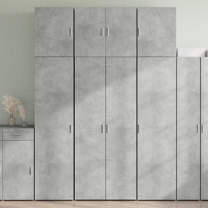 vidaXL Highboard Concrete Grey 80x42.5x249 cm Engineered Wood
