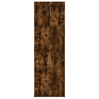 vidaXL Highboard Smoked Oak 80x42,5x249 cm Engineered Wood