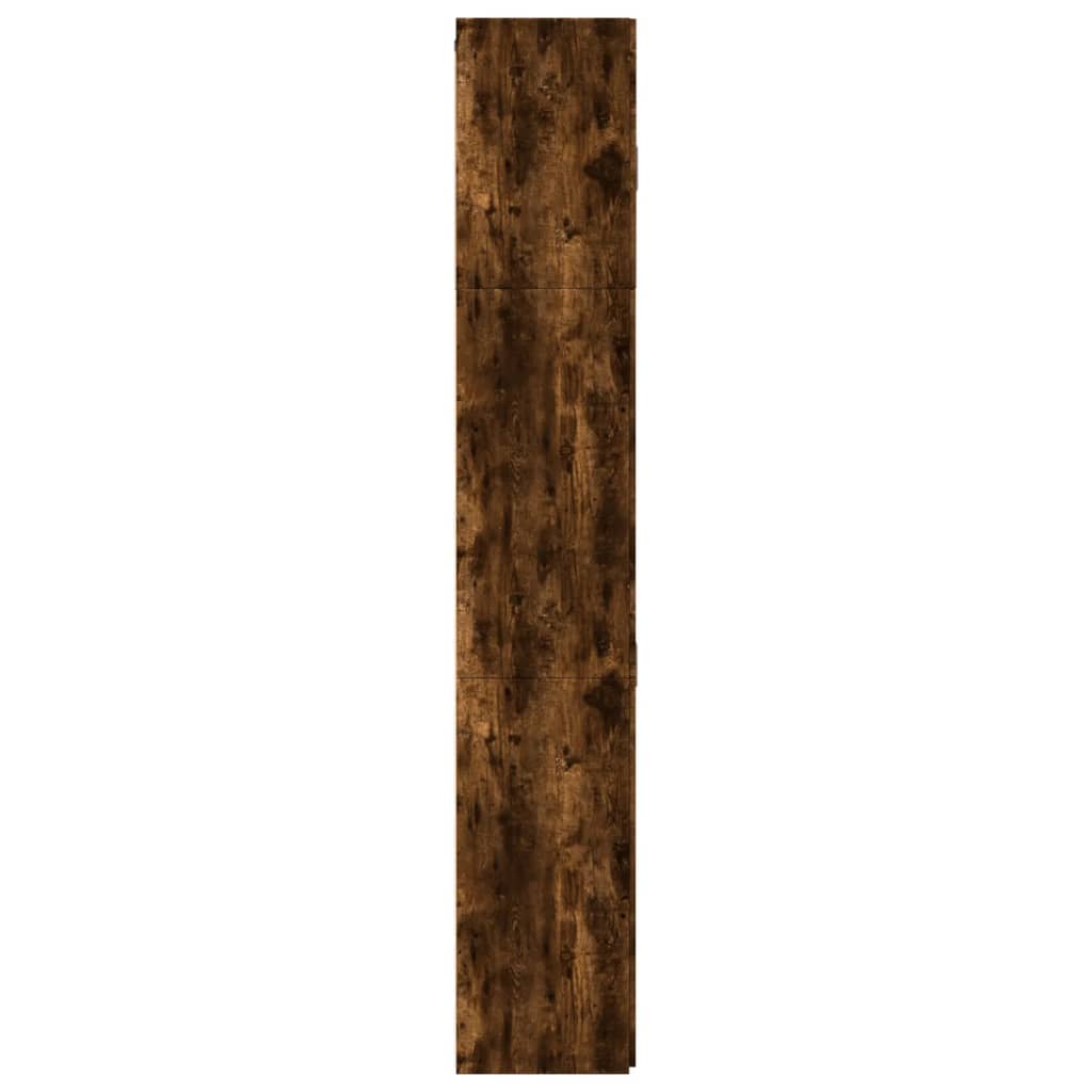 vidaXL Highboard Smoked Oak 80x42.5x249 cm Engineered Wood
