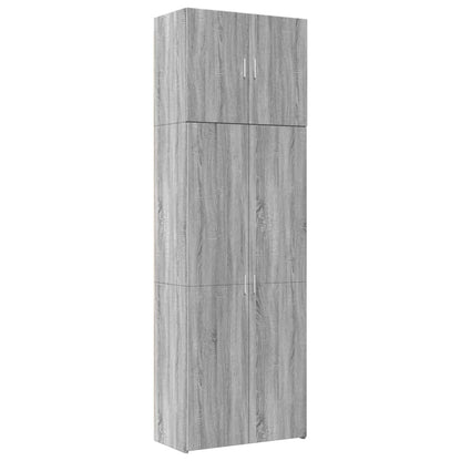 vidaXL Highboard Grey Sonoma 80x42.5x249 cm Engineered Wood