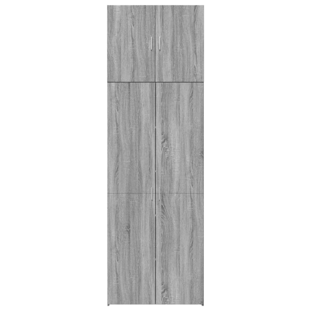 vidaXL Highboard Grey Sonoma 80x42.5x249 cm Engineered Wood