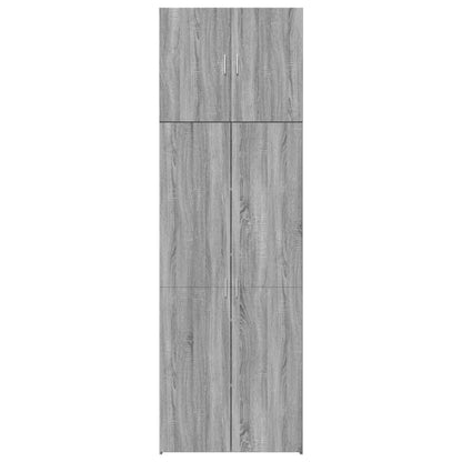 vidaXL Highboard Grey Sonoma 80x42.5x249 cm Engineered Wood