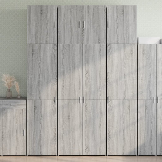 vidaXL Highboard Grey Sonoma 80x42.5x249 cm Engineered Wood