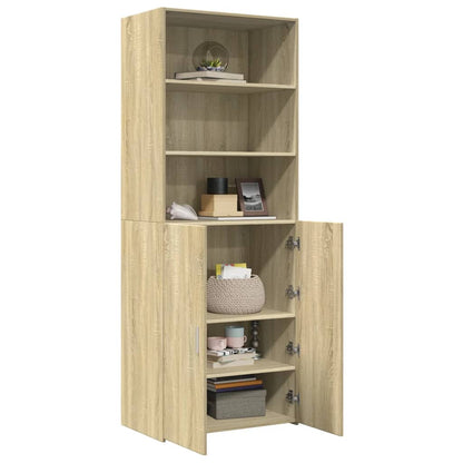 vidaXL Highboard Sonoma Oak 70x42.5x185 cm Engineered Wood